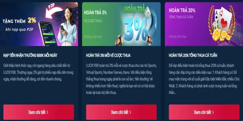 Hoàn trả hàng tuần 88cld link mới